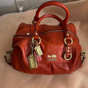 Coach Madison Sabrina in vermilion(burnt orange)